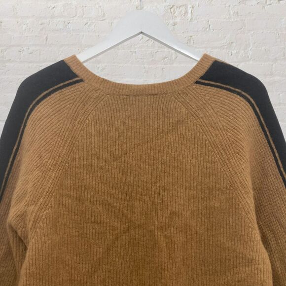 Victoria’s Secret Camel Tan Oversized Cashmere Sweater Size M Cozy Soft Relaxed - Picture 7 of 16